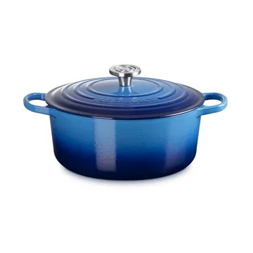 Le Creuset Signature valurautainen pyöreä pata - Azure, 6,7 l - Le Creuset