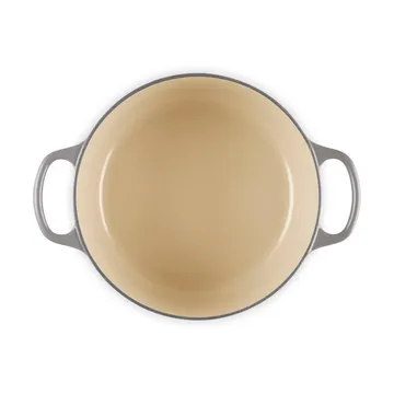 Le Creuset Signature valurautainen pyöreä pata - Flint, 4,2 l - Le Creuset