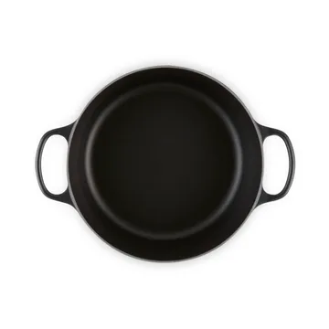 Le Creuset Signature valurautainen pyöreä pata - Matte Black, 6,7 l - Le Creuset