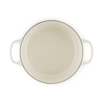 Le Creuset Signature valurautainen pyöreä pata - Meringue, 5,3 l - Le Creuset