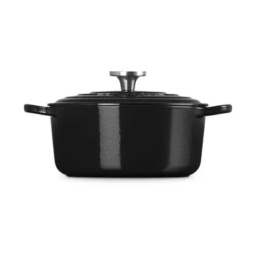 Le Creuset Signature valurautainen pyöreä pata - Musta, 4,2 l - Le Creuset