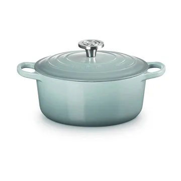 Le Creuset Signature valurautainen pyöreä pata - Sea Salt, 4,2 l - Le Creuset