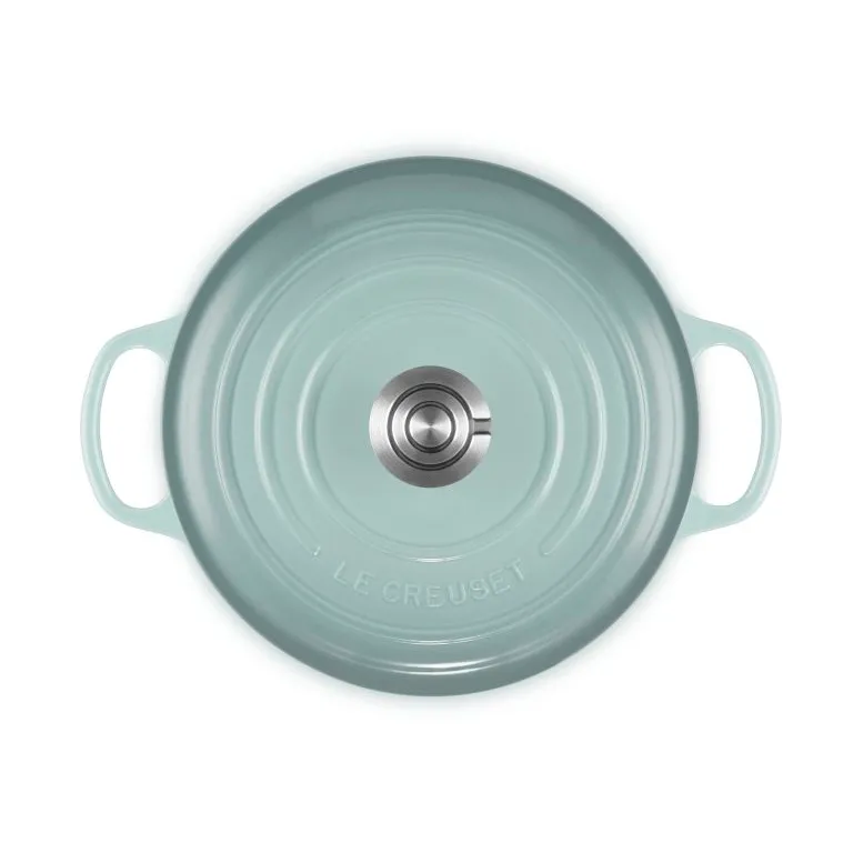 Le Creuset Signature valurautainen pyöreä pata, Sea Salt, 4,2 l Le Creuset