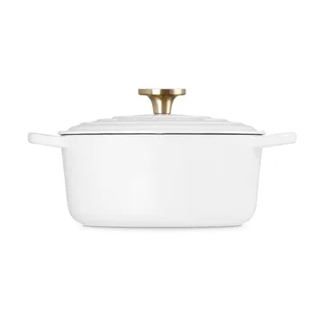 Le Creuset Signature valurautainen pyöreä pata - Valkoinen, 4,2 l - Le Creuset