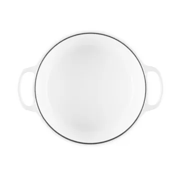 Le Creuset Signature valurautainen pyöreä pata - Valkoinen, 4,2 l - Le Creuset