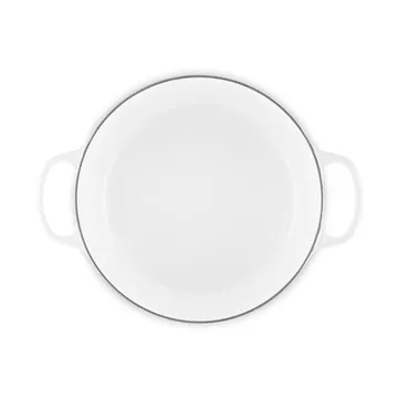 Le Creuset Signature valurautainen pyöreä pata - Valkoinen, 6,7 l - Le Creuset