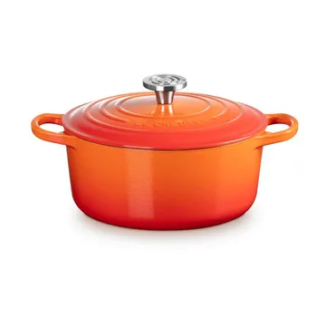 Le Creuset Signature valurautainen pyöreä pata - Volcanic, 4,2 l - Le Creuset