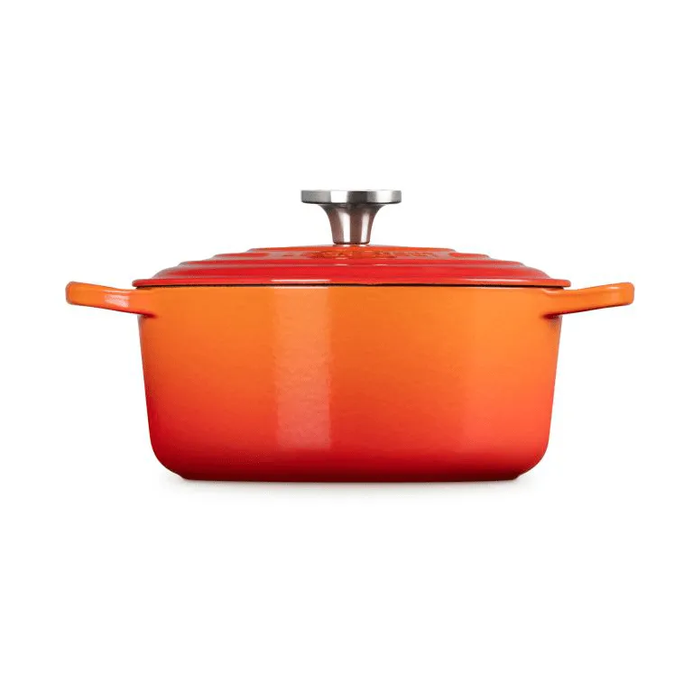 Le Creuset Signature valurautainen pyöreä pata, Volcanic, 4,2 l Le Creuset