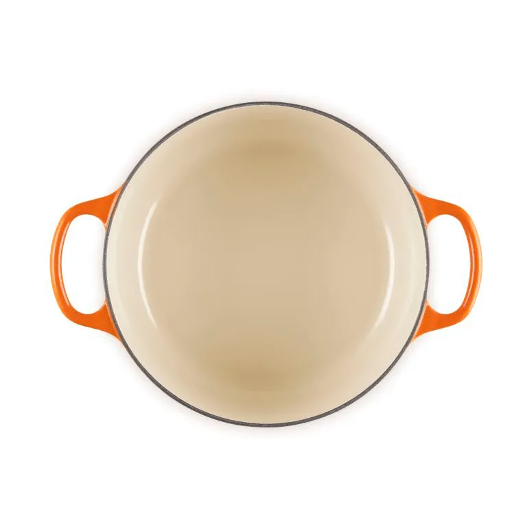 Le Creuset Signature valurautainen pyöreä pata, Volcanic, 4,2 l Le Creuset