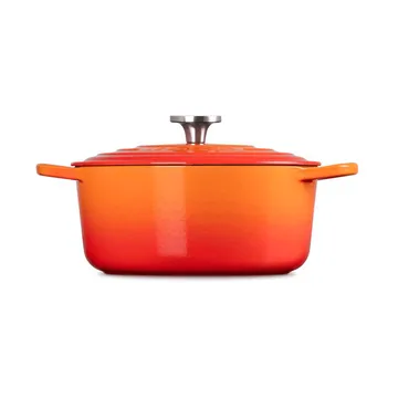 Le Creuset Signature valurautainen pyöreä pata - Volcanic, 5,3 l - Le Creuset