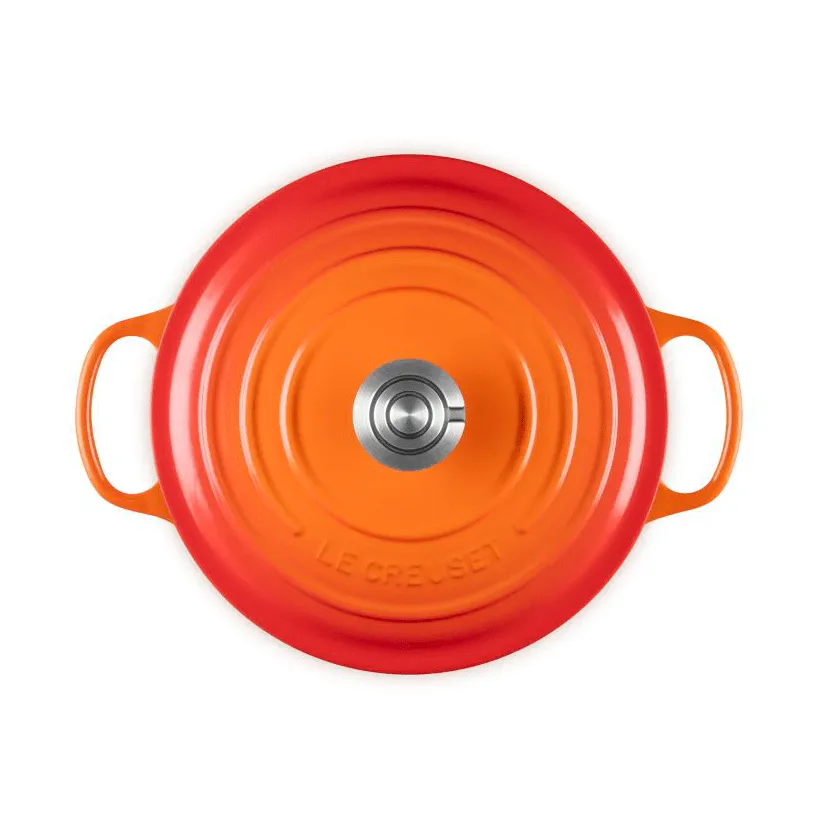 Le Creuset Signature valurautainen pyöreä pata, Volcanic, 5,3 l Le Creuset