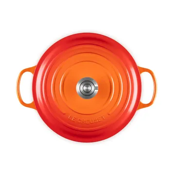 Le Creuset Signature valurautainen pyöreä pata - Volcanic, 6,7 l - Le Creuset
