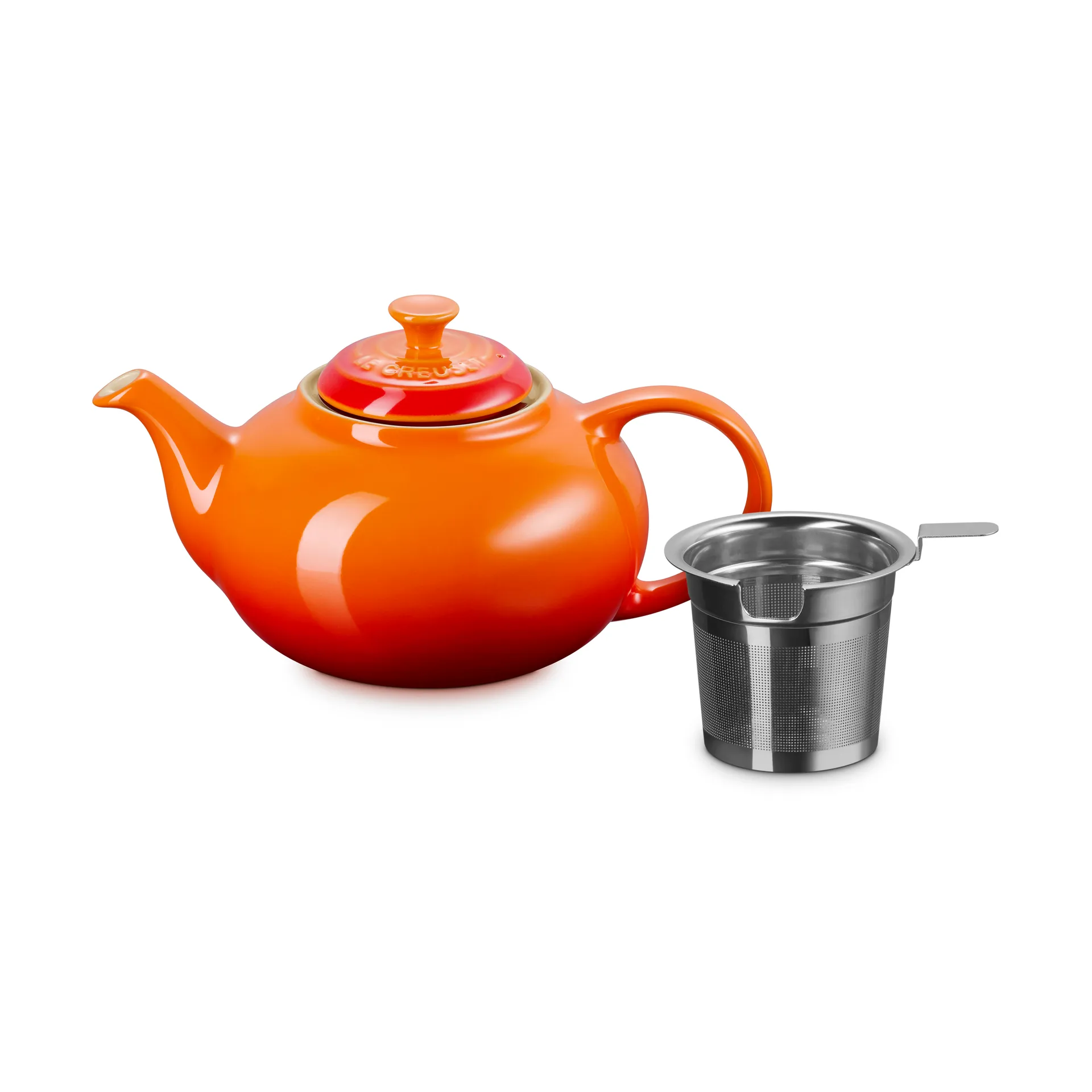 Le Creuset -teekannu, Volcanic, siivilällä, 1,3 L Le Creuset
