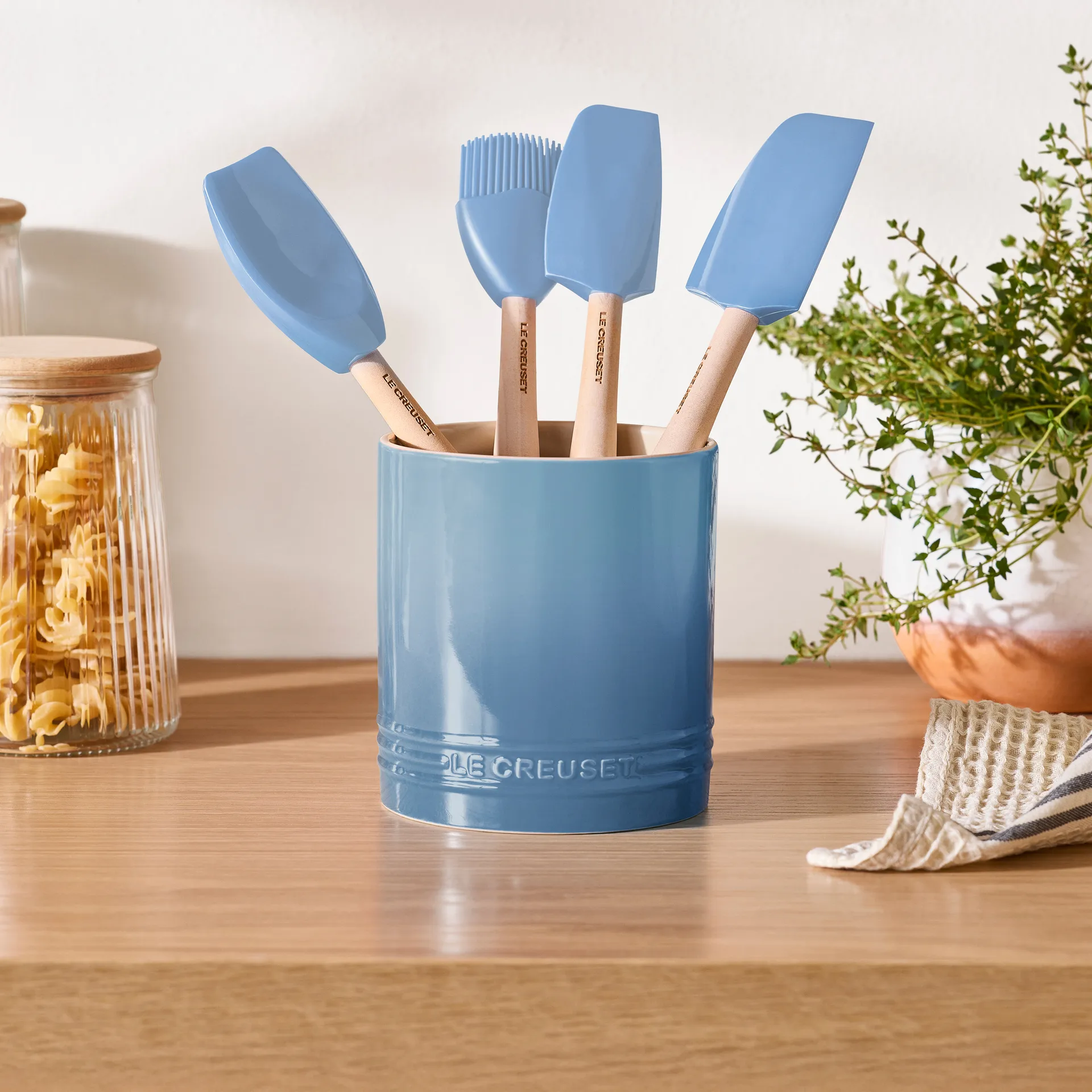 Signature kivikeramiikka -ruoka- ja keittiövälinekulho 1,1 L, Chambray Le Creuset