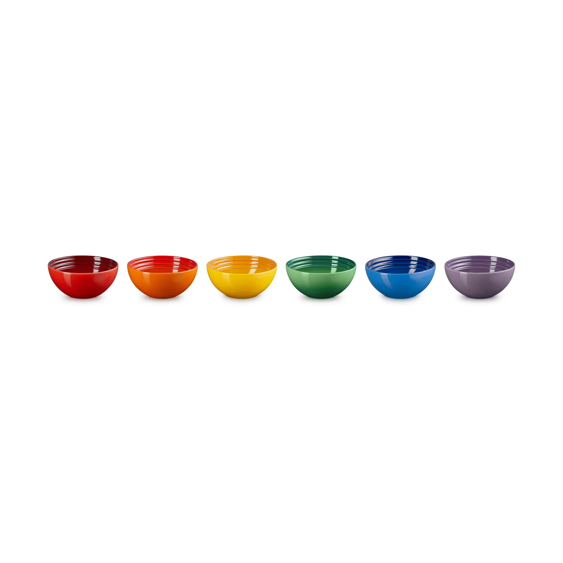 Signature kivikeramiikka snackskulho 6-osainen, Rainbow Le Creuset