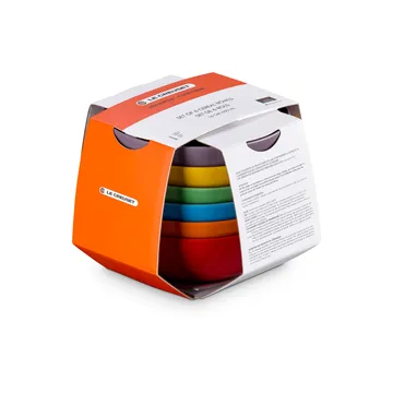 Signature kivikeramiikka syvä lautanen 6-osaa - Rainbow - Le Creuset