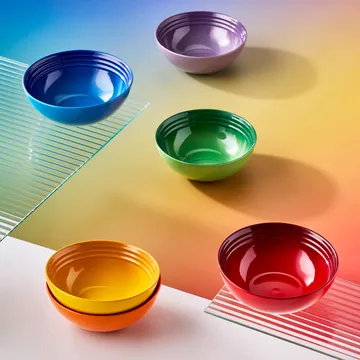 Signature kivikeramiikka syvä lautanen 6-osaa - Rainbow - Le Creuset