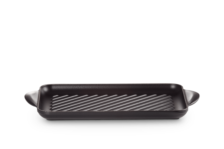 Suorakulmainen grillilevy 32 cm, Mattamusta Le Creuset