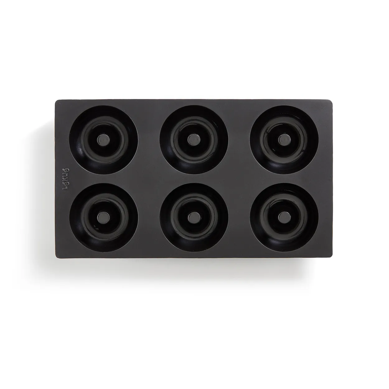 Lékué Lékué donitsimuotti silikoni 6 kpl Musta