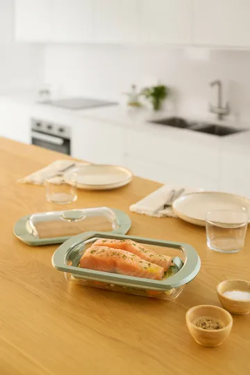 Lékué höyrykeitin - Läpinäkyvä, lasi, 2-pack - Lékué