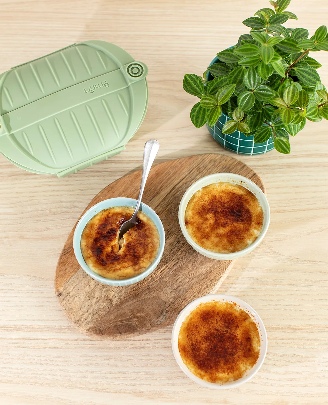 Lékué höyrykeitin, Vihreä, suuri, 2-pack Lékué