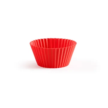 Lékué muffinssivuoat silikoni 6-pack. - Punainen - Lékué