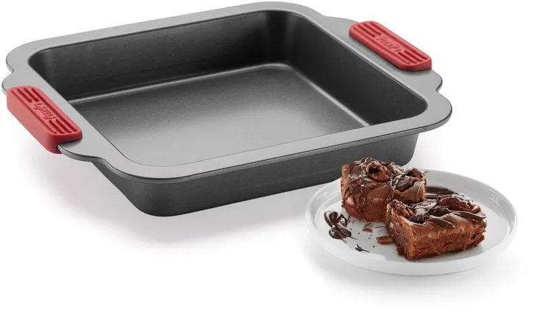 Lékué neliönmuotoinen uunivuoka non stick., Punainen Lékué