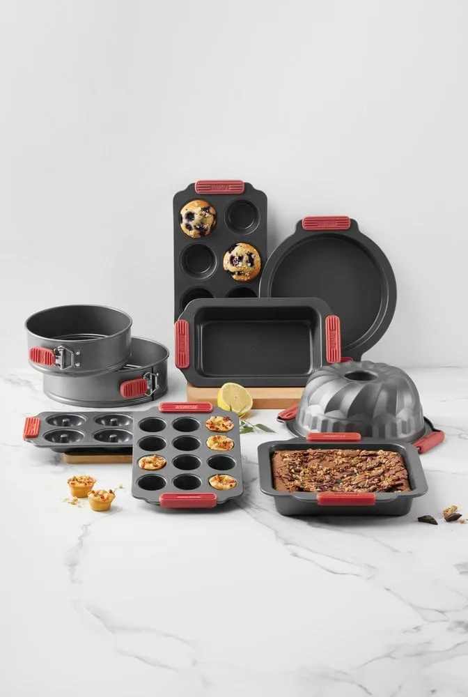 Lékué suorakaiteen muotoinen kakkuvuoka non stick., Punainen Lékué