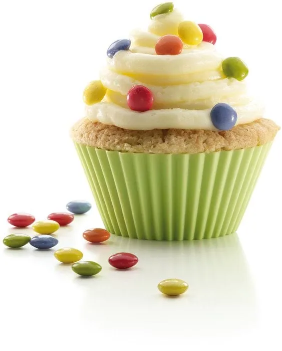 Lékué suuret muffinssivuoat silikoni 6 osaa, Yhdistelmä Lékué