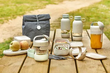 Lékué To Go lounaslaukku organic - Beige - Lékué