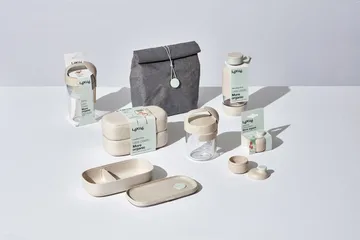 Lékué To Go lounaslaukku organic - Beige - Lékué