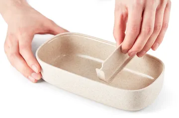 Lékué To Go yksinkertainen ekologinen eväsrasia 0,5 L - Beige - Lékué