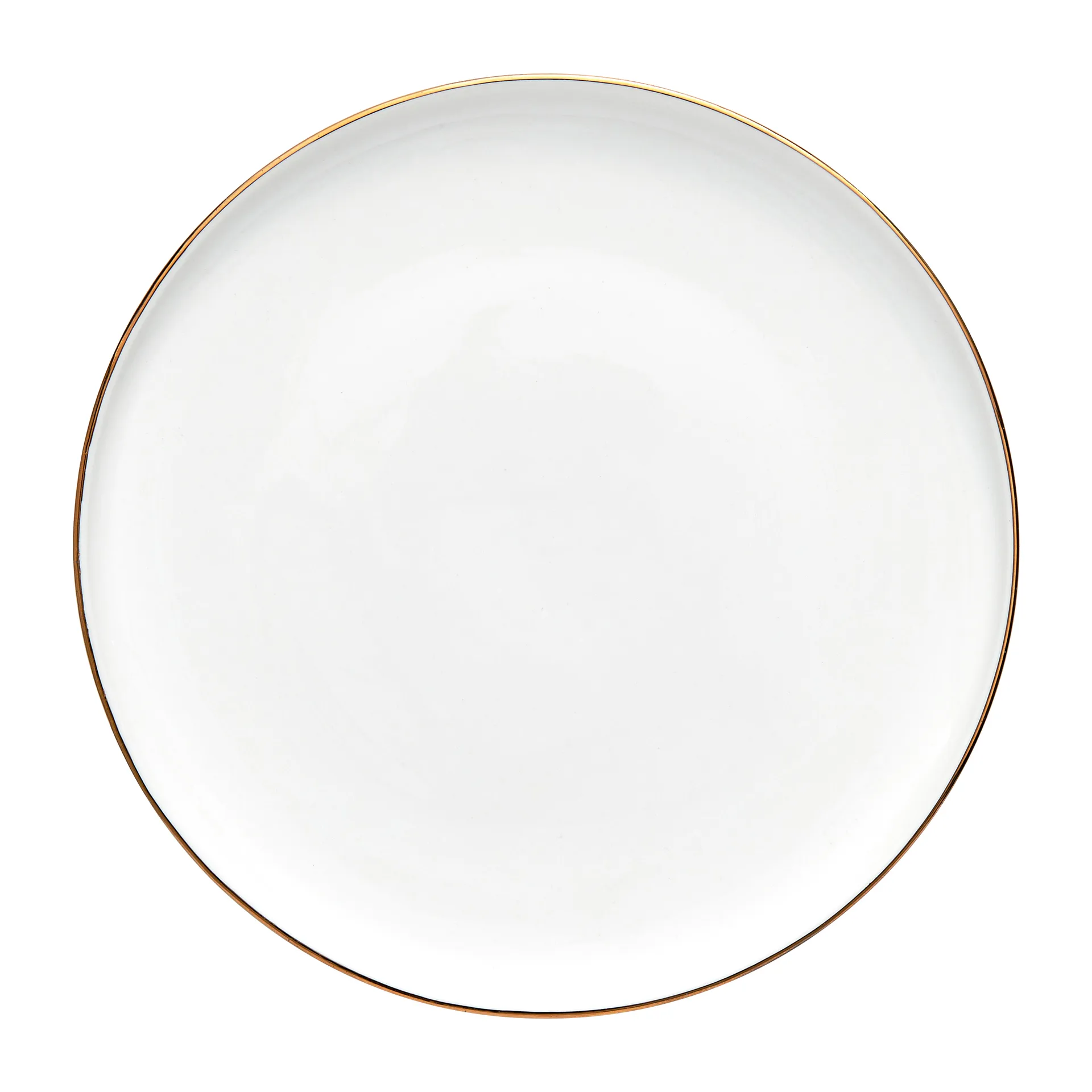 Clara lautanen Ø20 cm, White-light gold Lene Bjerre