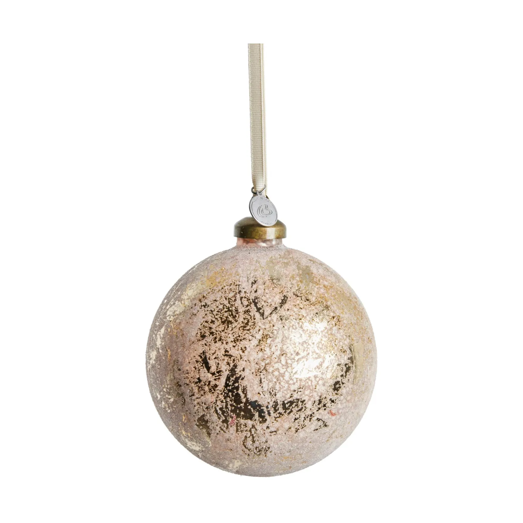 Clearena joulupallo Ø10 cm, Rose-gold Lene Bjerre