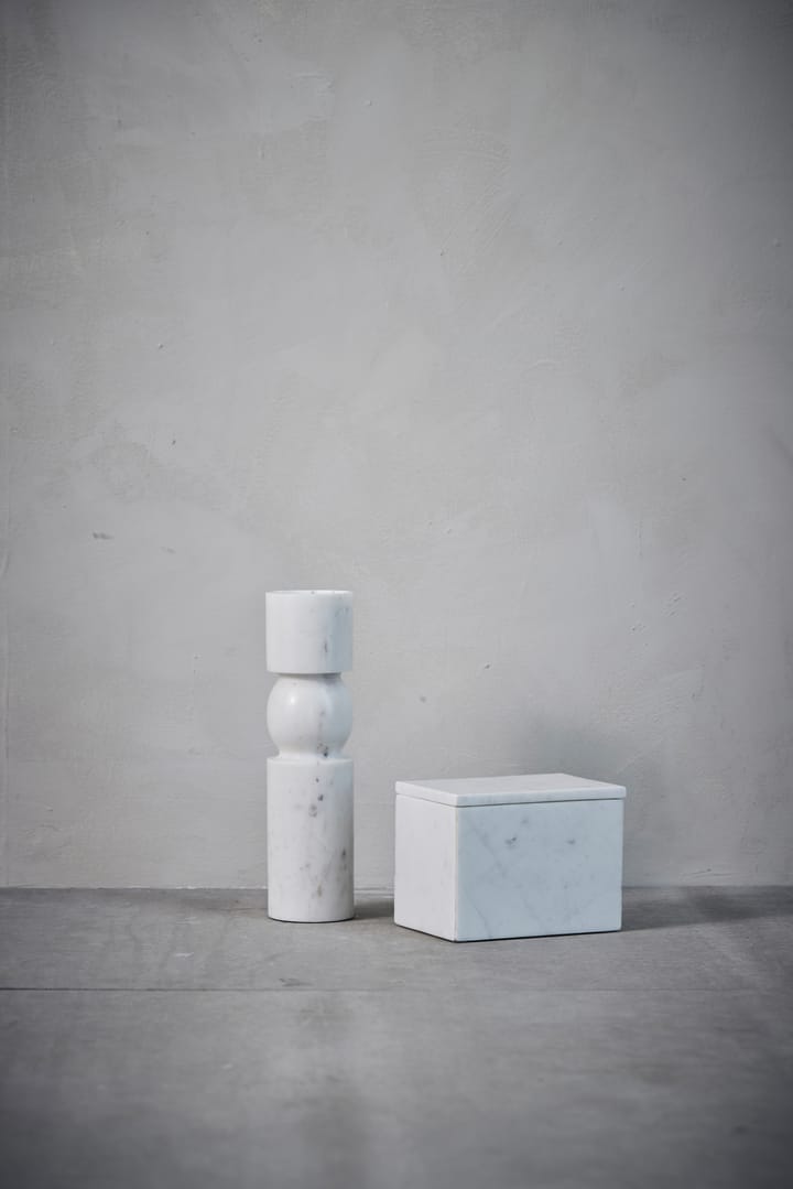 Ellia säilytyslaatikko marmori 16,5 x 11,5 cm, White Lene Bjerre