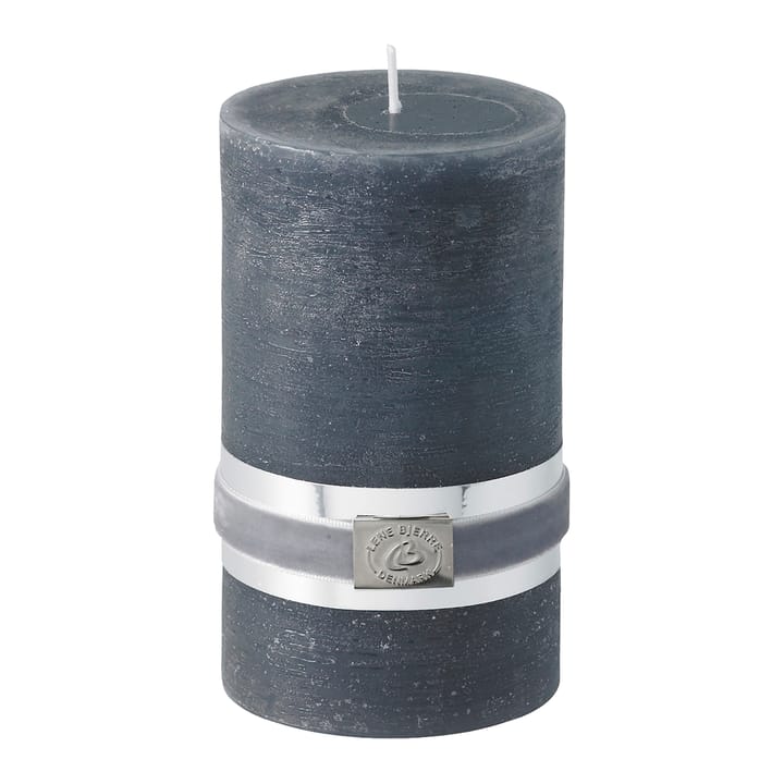 Lene Bjerre Rustic -kynttilä dark grey, Ø 7,5 cm, 12,5 cm Lene Bjerre