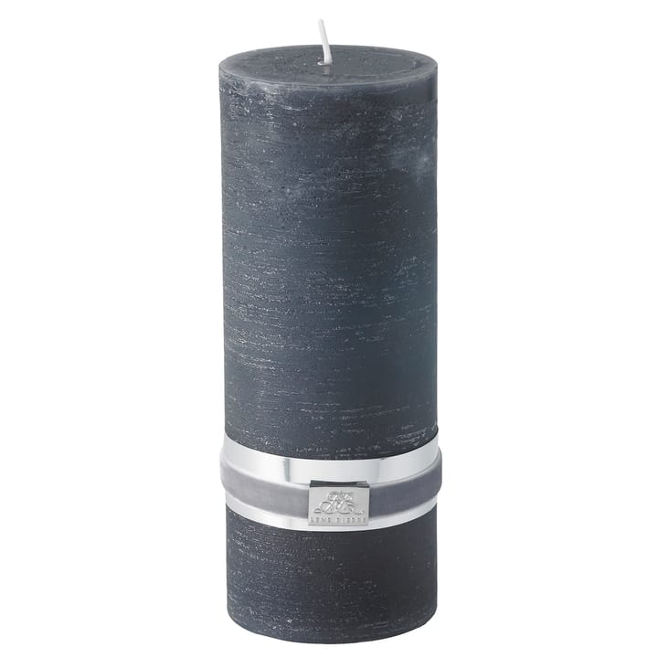 Lene Bjerre Rustic -kynttilä dark grey, Ø 7,5 cm, 20 cm Lene Bjerre