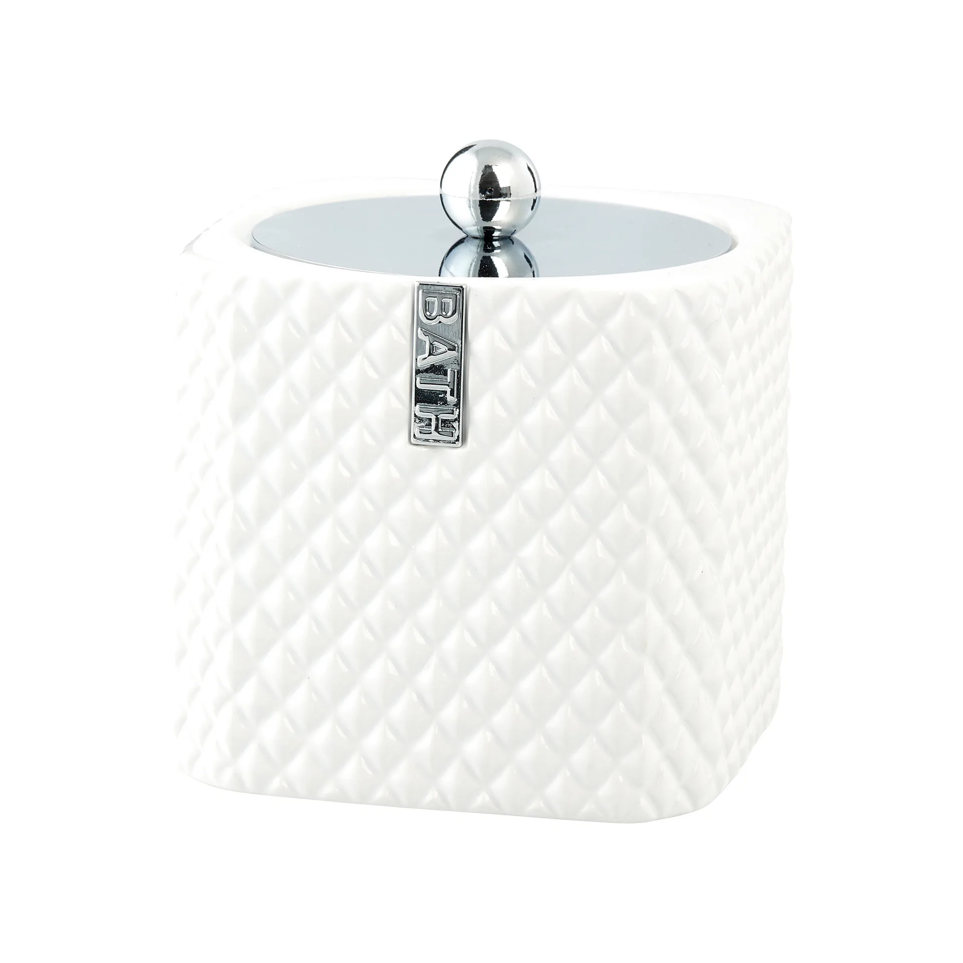 Marion purkki 13,5 cm, White-Silver Lene Bjerre