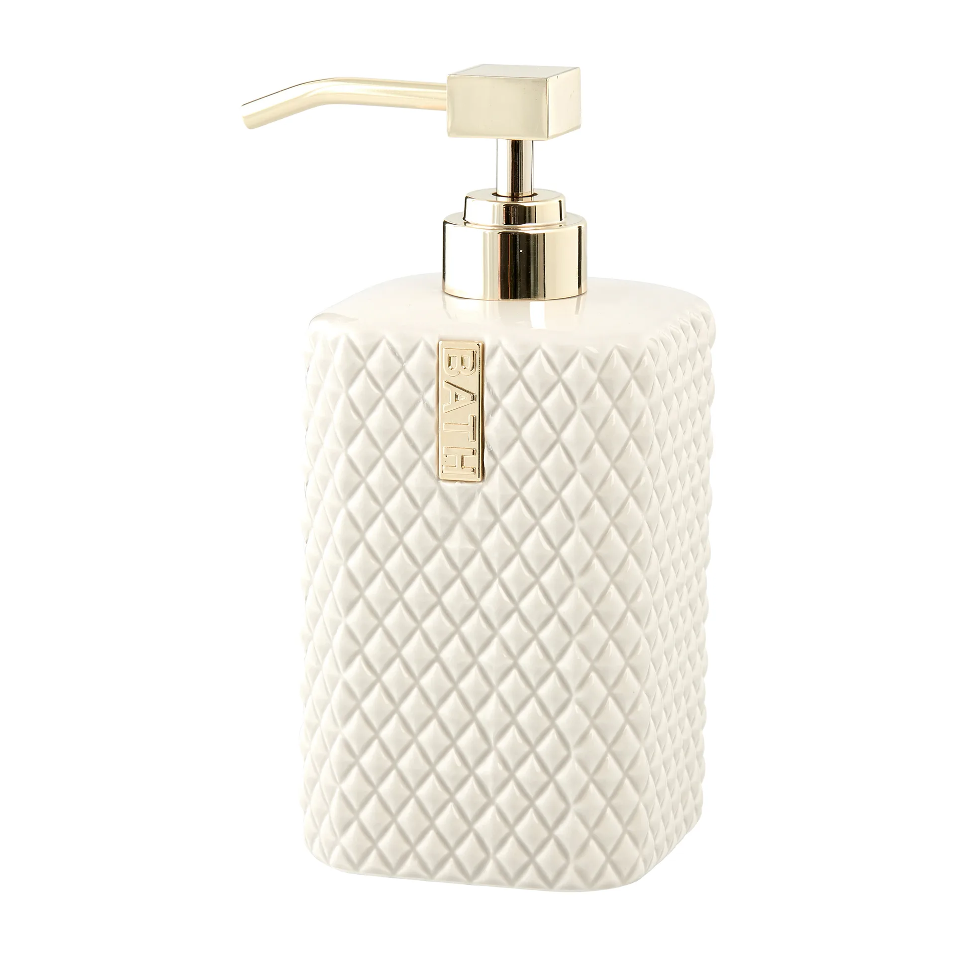 Marion saippuapumppu 17,5 cm, Camel-light gold Lene Bjerre