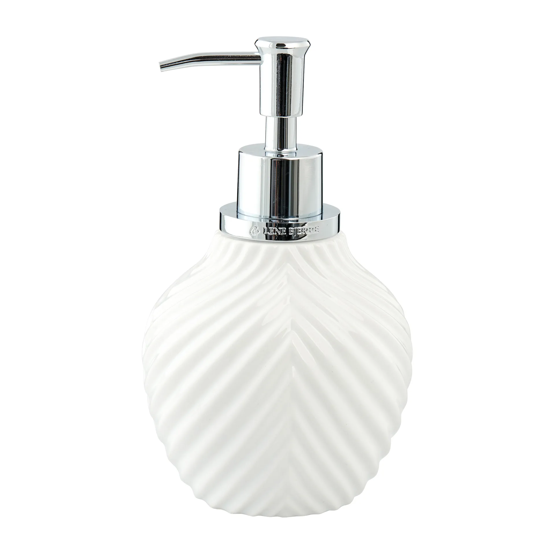 Milda saippuapumppu 17,5 cm, White-Silver Lene Bjerre