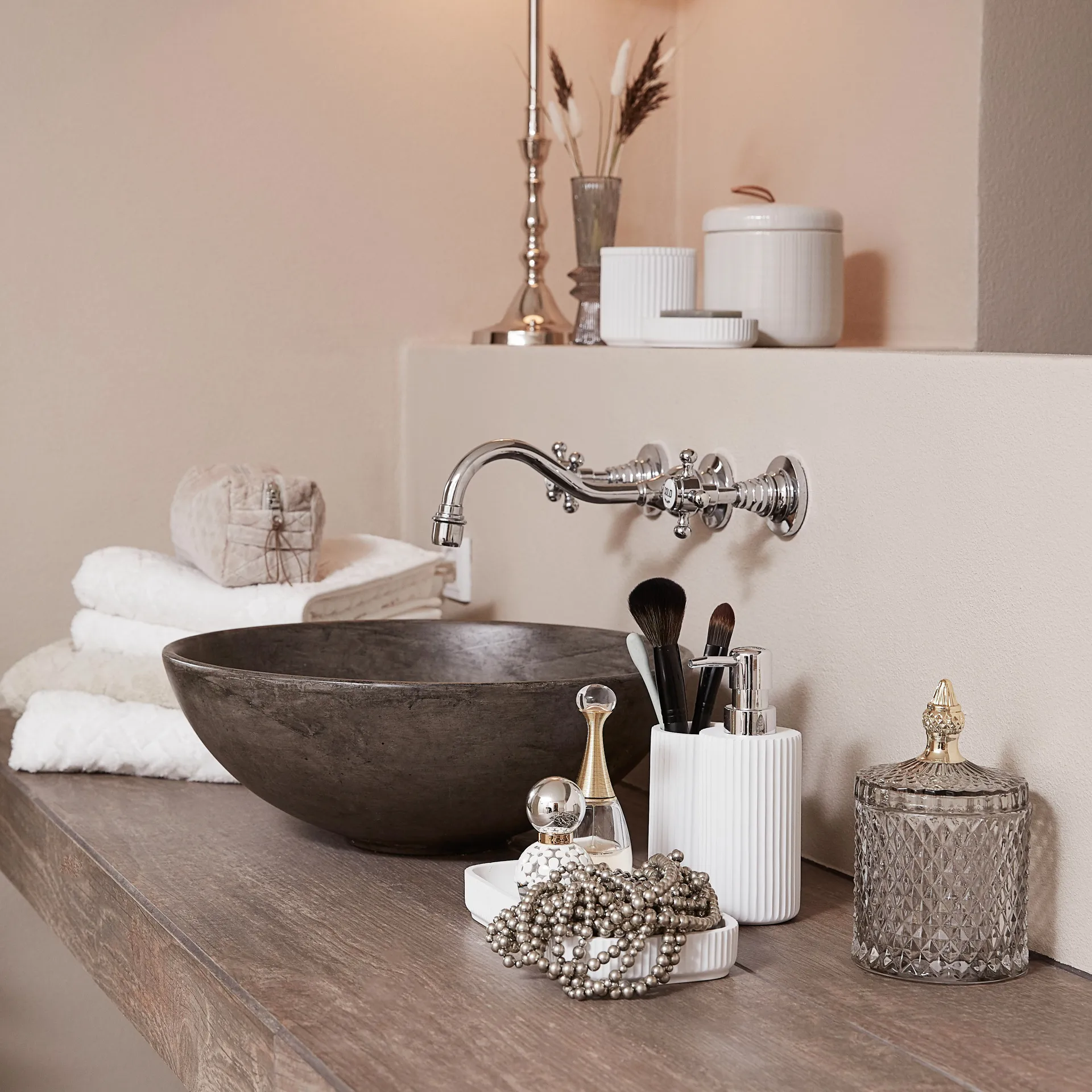 Miya säilytyspurkki kannella, Ø 10,5 cm, Vaaleanharmaa Lene Bjerre