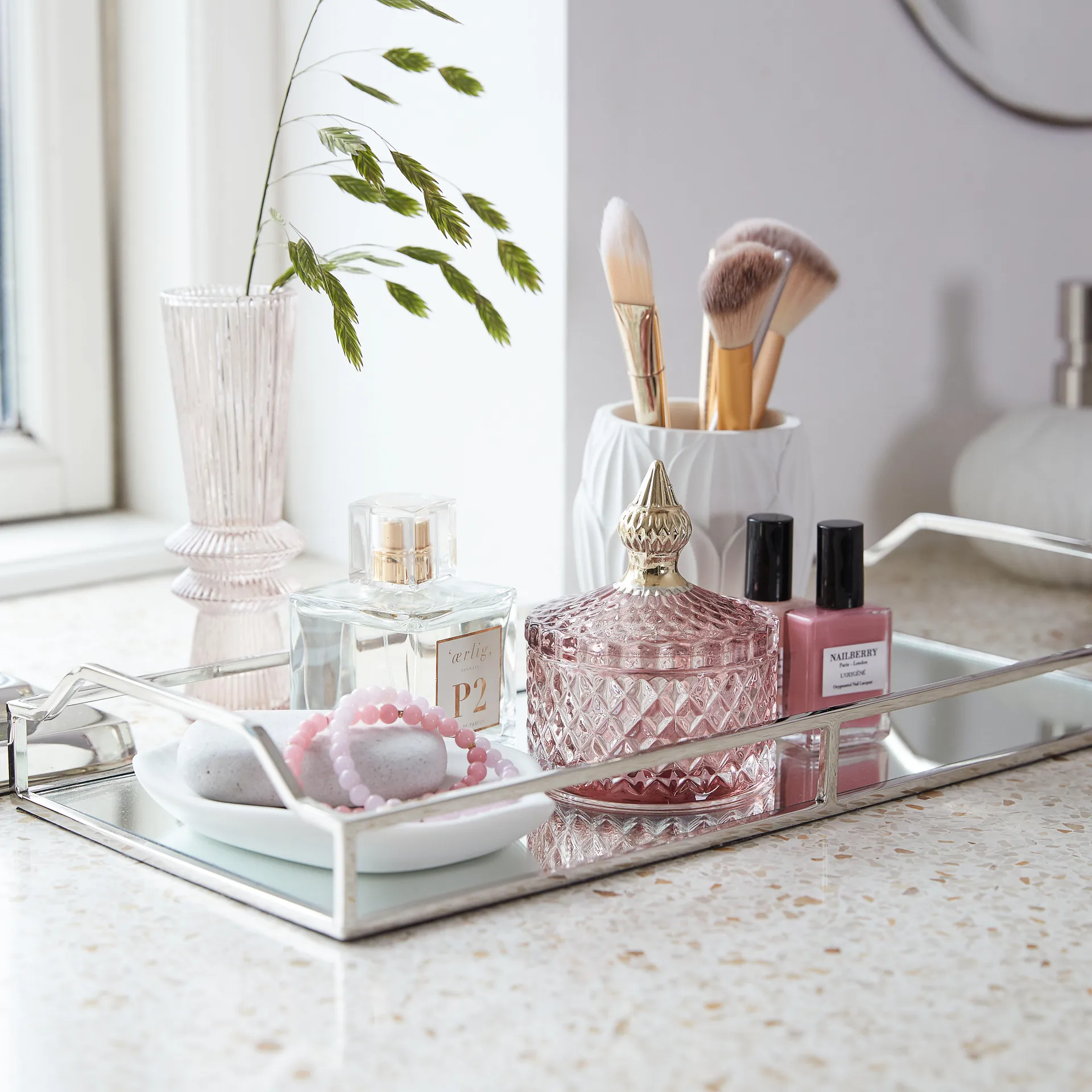 Miya säilytyspurkki kannella, Ø 8,5 cm, Misty rose Lene Bjerre