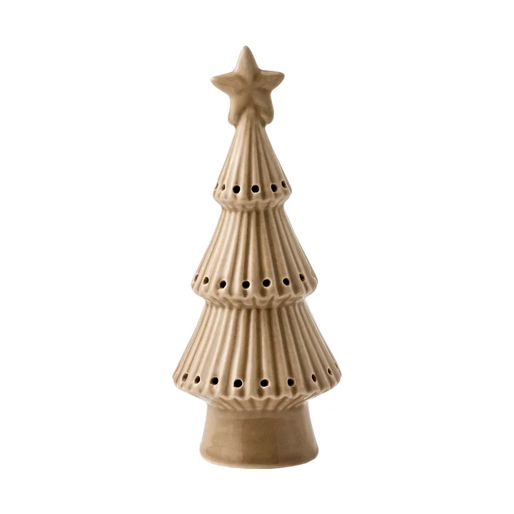 Mythel LED puukoriste - Beige, 7x7xK17,2 cm - Lene Bjerre