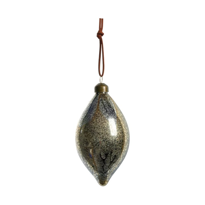 Nosille joulukoriste 12 cm - Hopea-kulta - Lene Bjerre