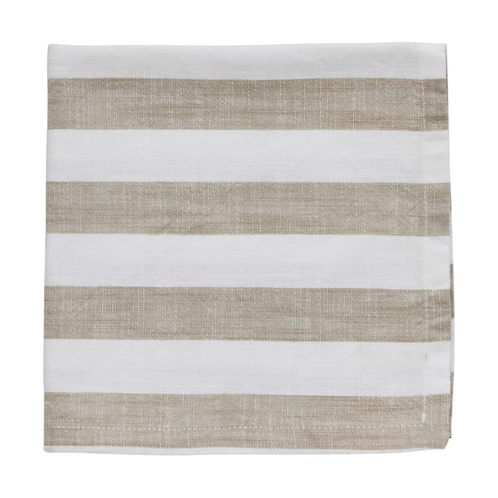 Olivia puuvillaservetti 40x40 cm, Off White-Linen Lene Bjerre