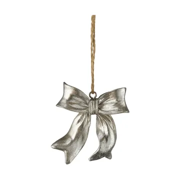 Serafina bow-riipus - Hopeanvärinen, 6x2,5x6,7 cm - Lene Bjerre