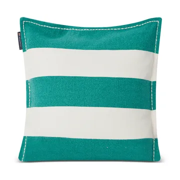 Block Stripe Printed -tyynynpäällinen 50 x 50 cm - Vihreä-valkoinen - Lexington