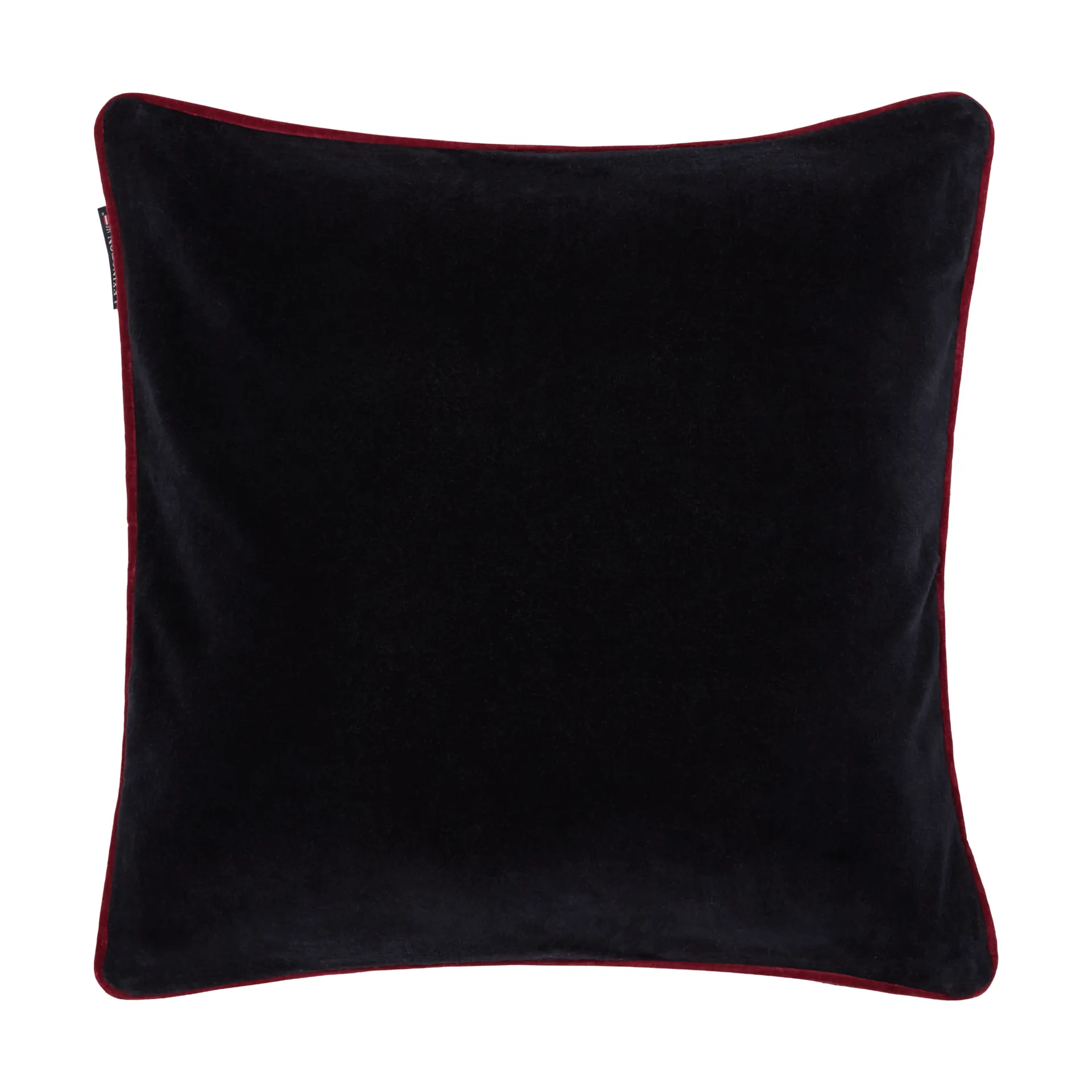 Heart luomupuuvillasamettinen tyynynpäällinen, Black-multi, 50x50 cm Lexington