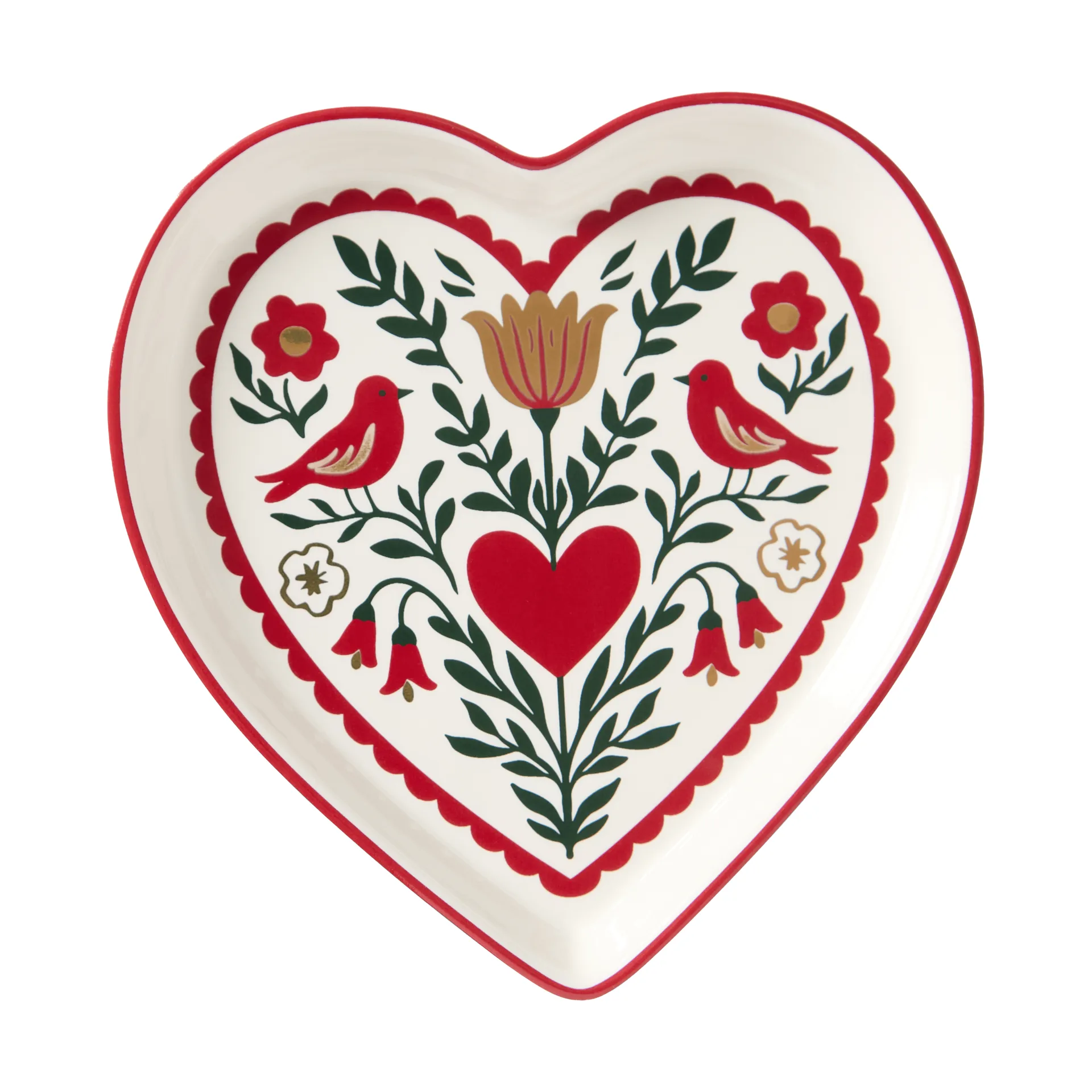 Heart tarjoiluvati, Monivärinen, 13x13x1,6 cm Lexington