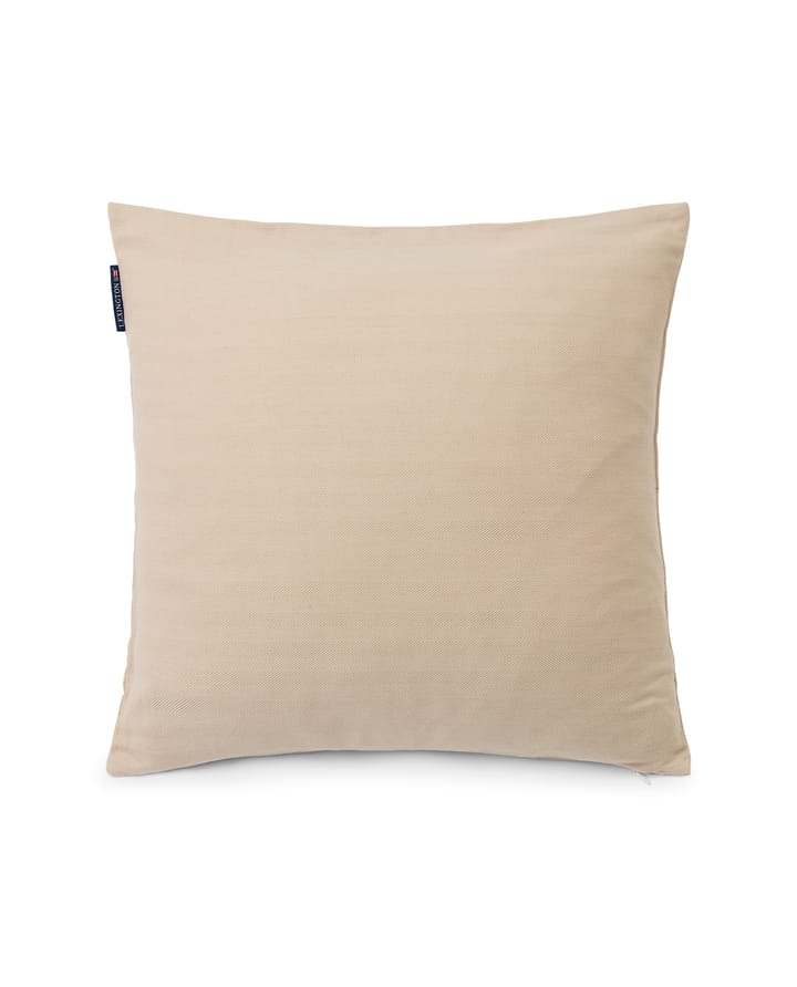Herringbone Cotton Flanell tyynynpäällinen 50x50 cm, Light beige Lexington